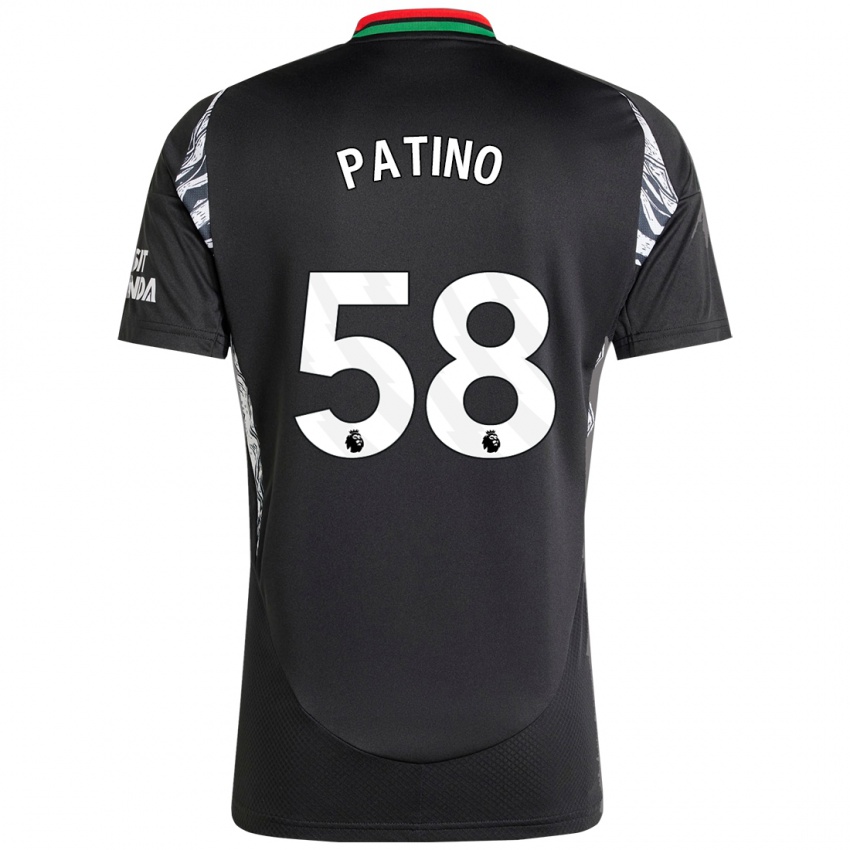 Niño Camiseta Charlie Patino #58 Negro 2ª Equipación 2024/25 La Camisa Chile