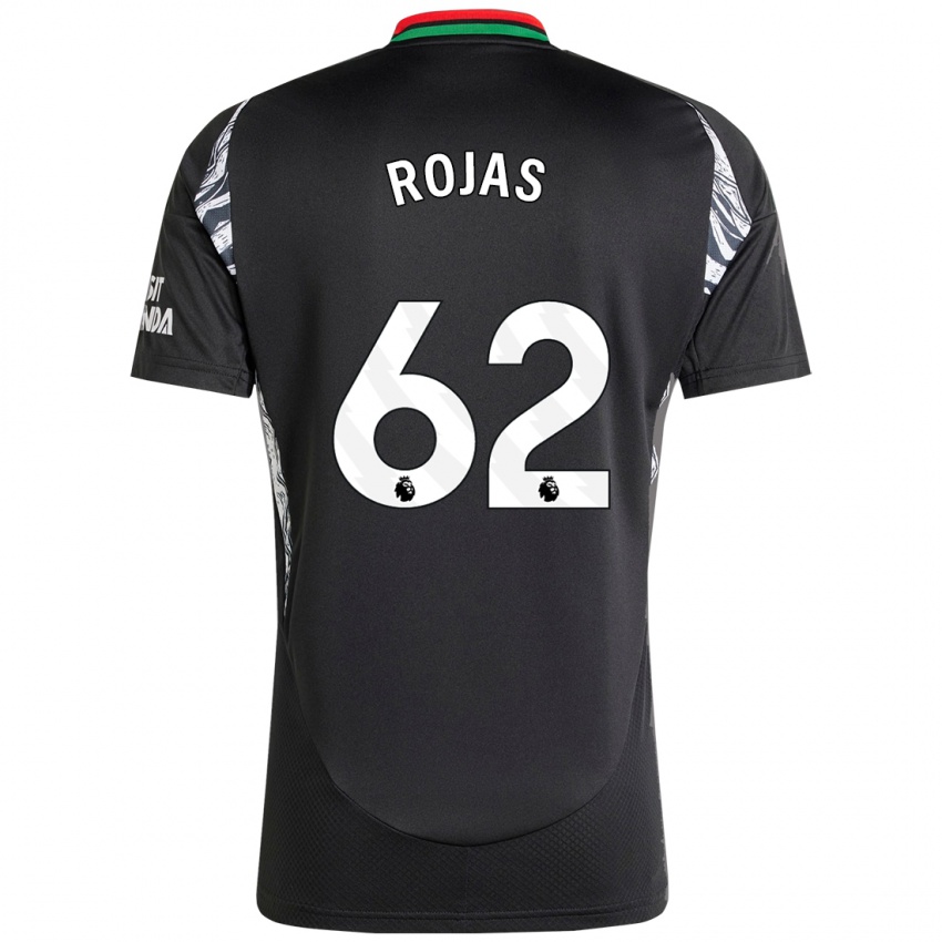 Niño Camiseta Alexei Rojas #62 Negro 2ª Equipación 2024/25 La Camisa Chile