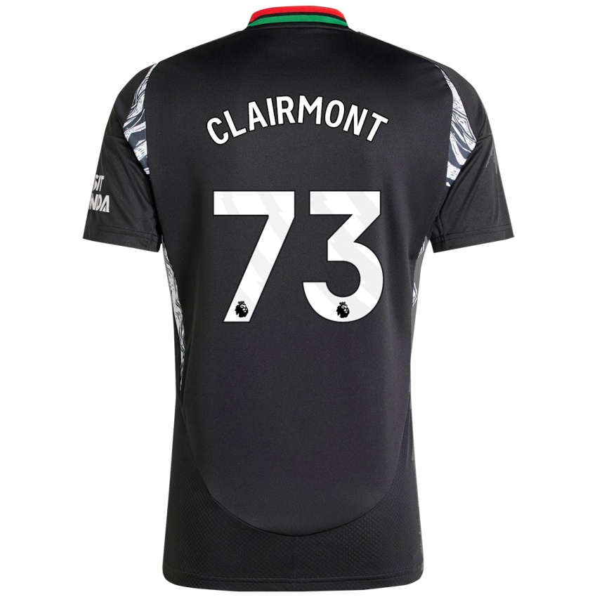 Niño Camiseta Reece Clairmont #73 Negro 2ª Equipación 2024/25 La Camisa Chile