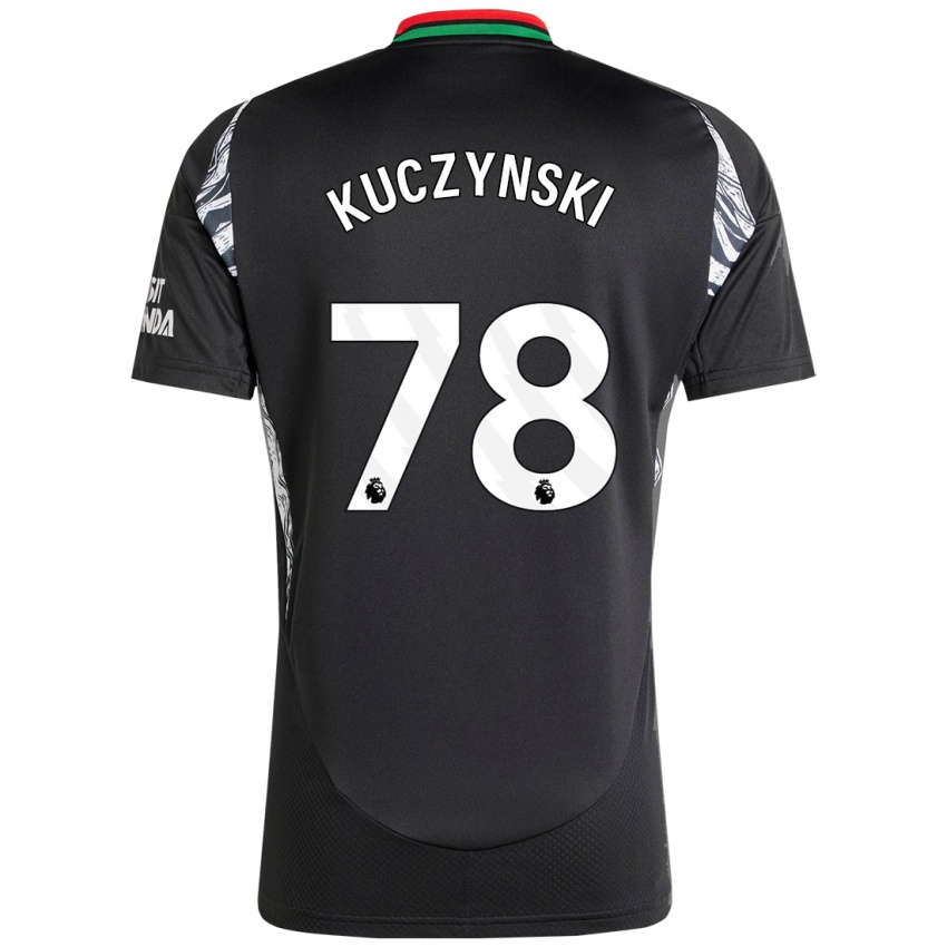 Niño Camiseta Max Kuczynski #78 Negro 2ª Equipación 2024/25 La Camisa Chile