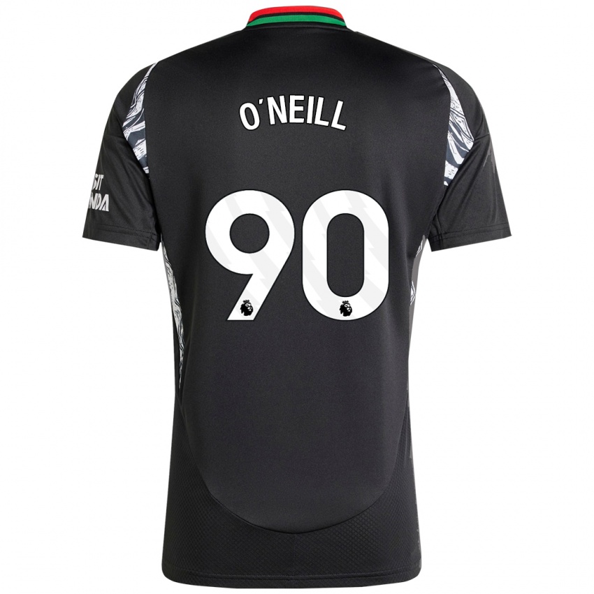 Niño Camiseta Ceadach O'neill #90 Negro 2ª Equipación 2024/25 La Camisa Chile