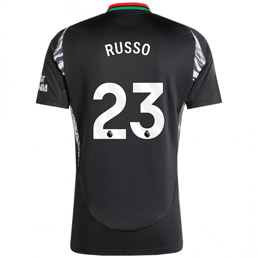 Niño Camiseta Alessia Russo #23 Negro 2ª Equipación 2024/25 La Camisa Chile