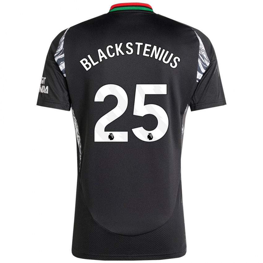 Niño Camiseta Stina Blackstenius #25 Negro 2ª Equipación 2024/25 La Camisa Chile