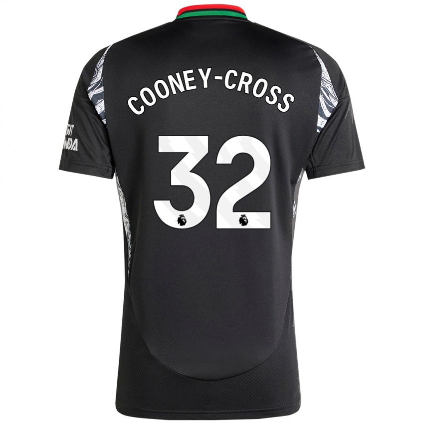 Niño Camiseta Kyra Cooney-Cross #32 Negro 2ª Equipación 2024/25 La Camisa Chile