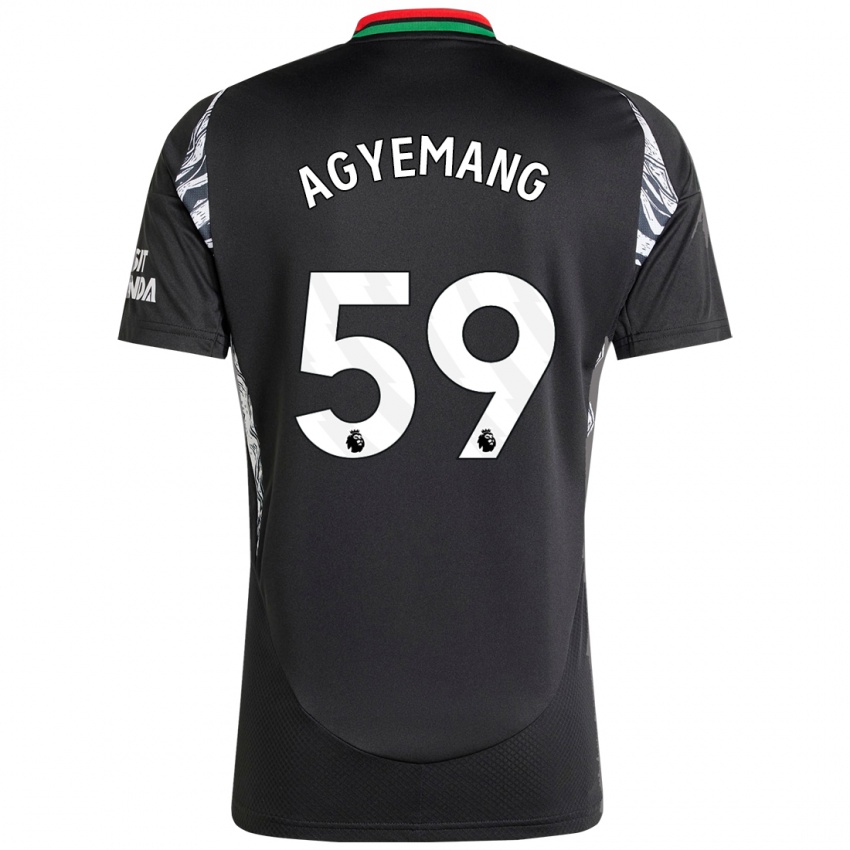 Niño Camiseta Michelle Agyemang #59 Negro 2ª Equipación 2024/25 La Camisa Chile