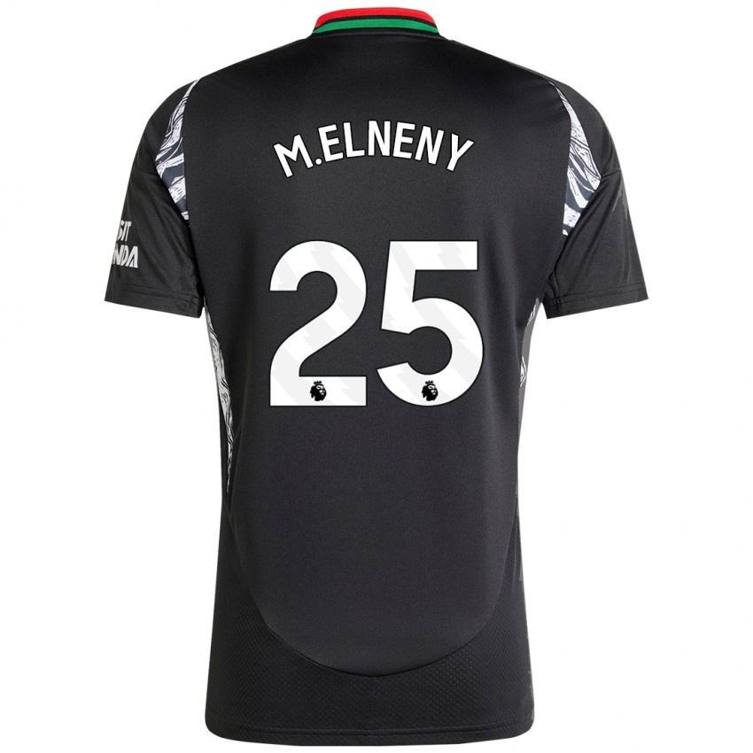 Niño Camiseta Mohamed Elneny #25 Negro 2ª Equipación 2024/25 La Camisa Chile