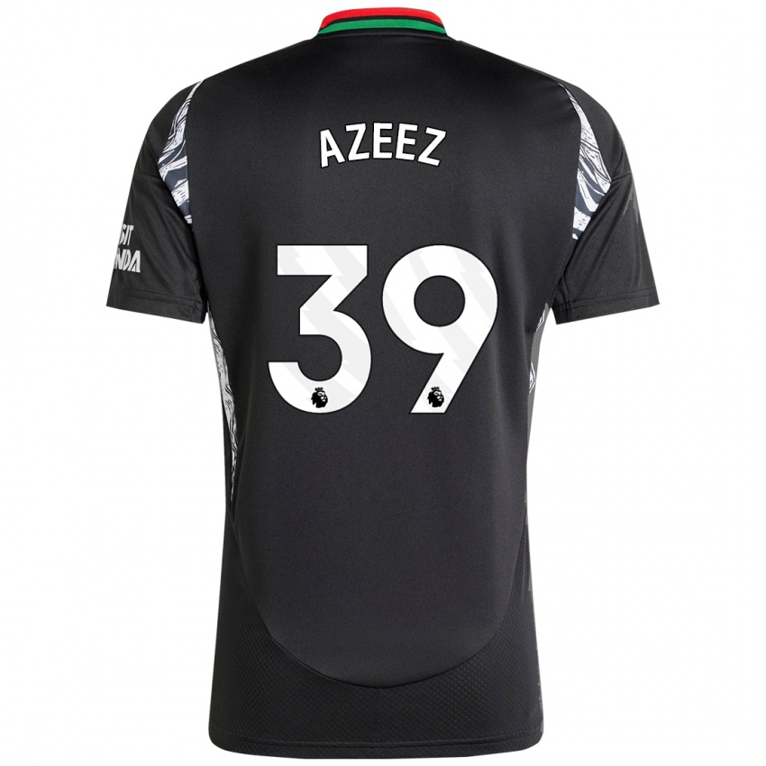 Niño Camiseta Miguel Azeez #39 Negro 2ª Equipación 2024/25 La Camisa Chile