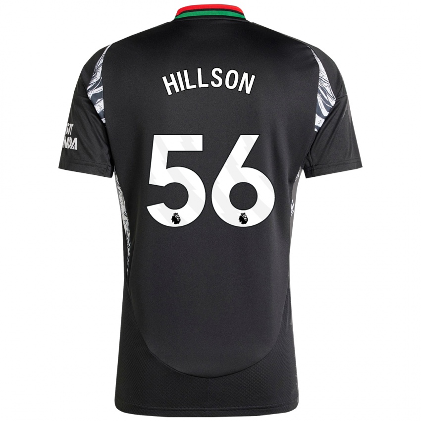 Niño Camiseta James Hillson #56 Negro 2ª Equipación 2024/25 La Camisa Chile