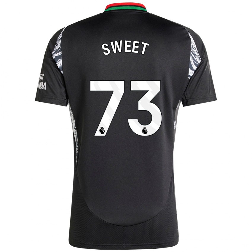 Niño Camiseta James Sweet #73 Negro 2ª Equipación 2024/25 La Camisa Chile