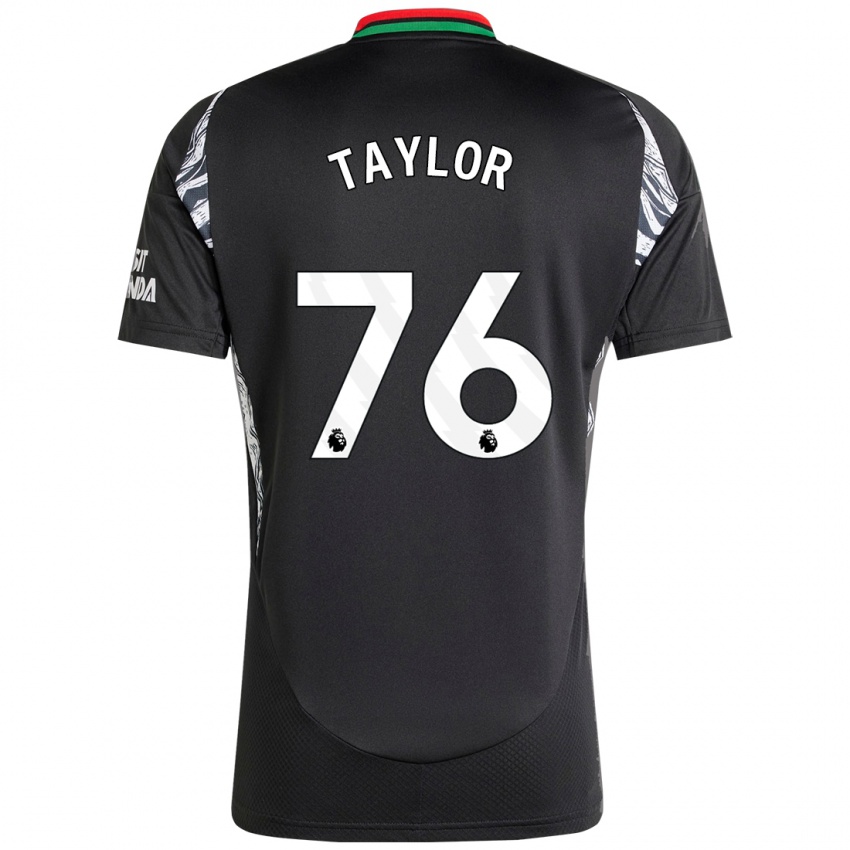 Niño Camiseta Kido Taylor Hart #76 Negro 2ª Equipación 2024/25 La Camisa Chile