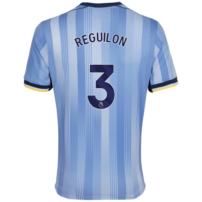 Niño Camiseta Sergio Reguilon #3 Azul Claro 2ª Equipación 2024/25 La Camisa Chile