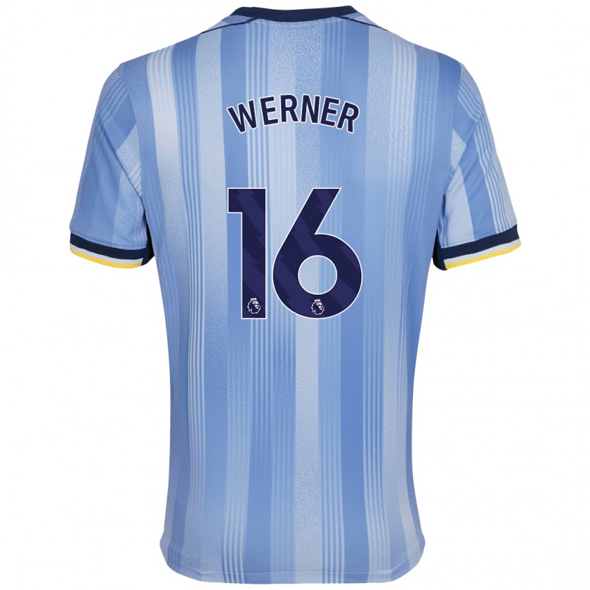 Niño Camiseta Timo Werner #16 Azul Claro 2ª Equipación 2024/25 La Camisa Chile