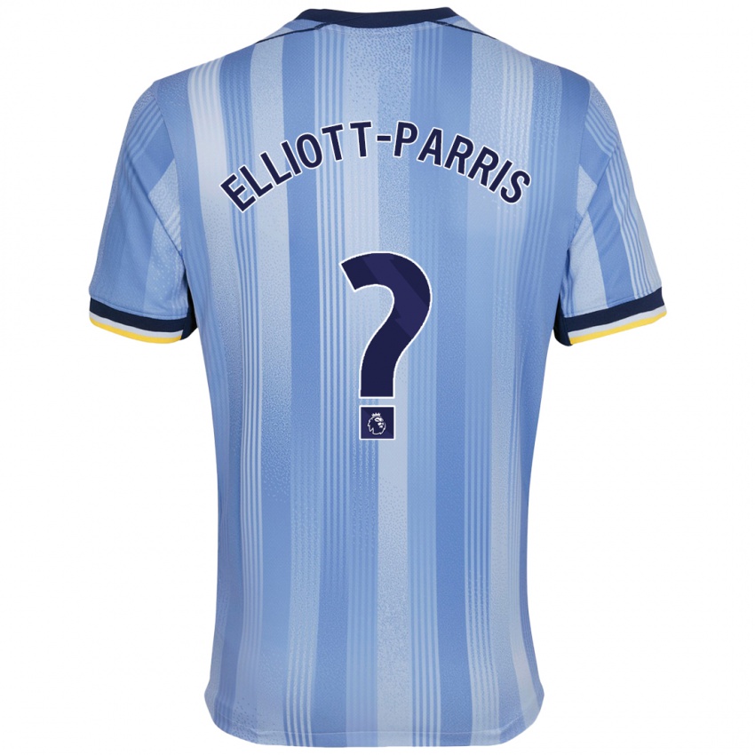 Niño Camiseta Reiss Elliott-Parris #0 Azul Claro 2ª Equipación 2024/25 La Camisa Chile