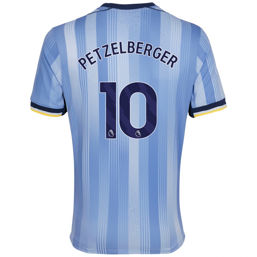 Niño Camiseta Ramona Petzelberger #10 Azul Claro 2ª Equipación 2024/25 La Camisa Chile