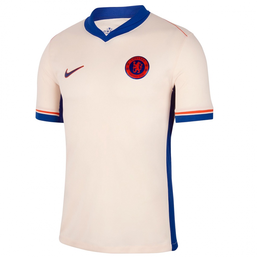 Niño Camiseta Leo Cardoso #77 Beige Claro 2ª Equipación 2024/25 La Camisa Chile