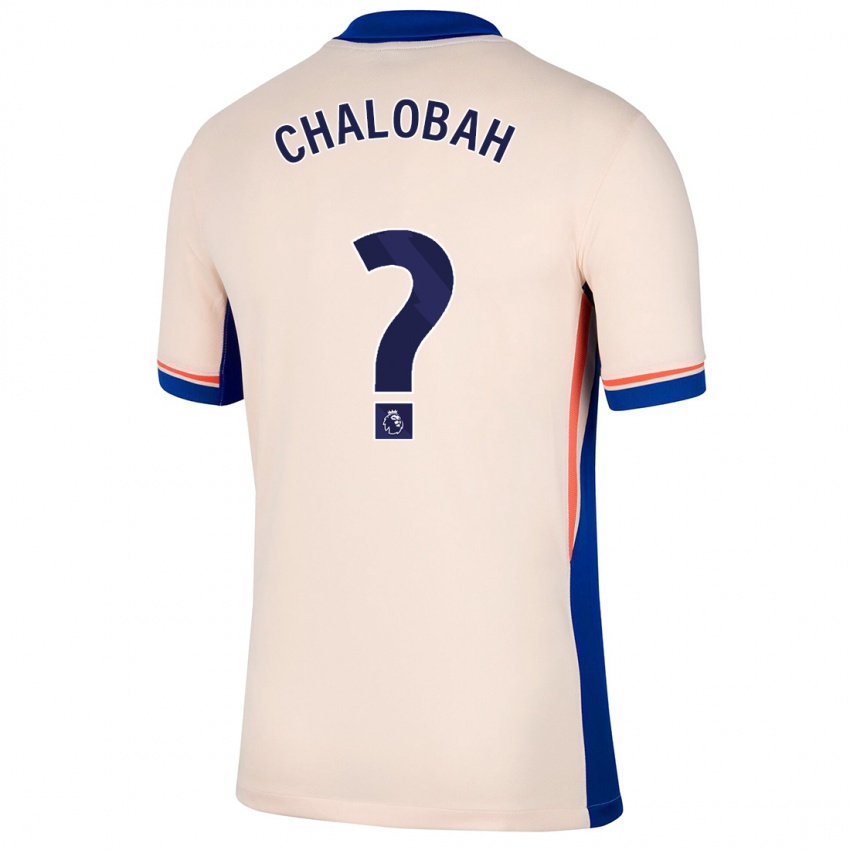 Niño Camiseta Trevoh Chalobah #0 Beige Claro 2ª Equipación 2024/25 La Camisa Chile