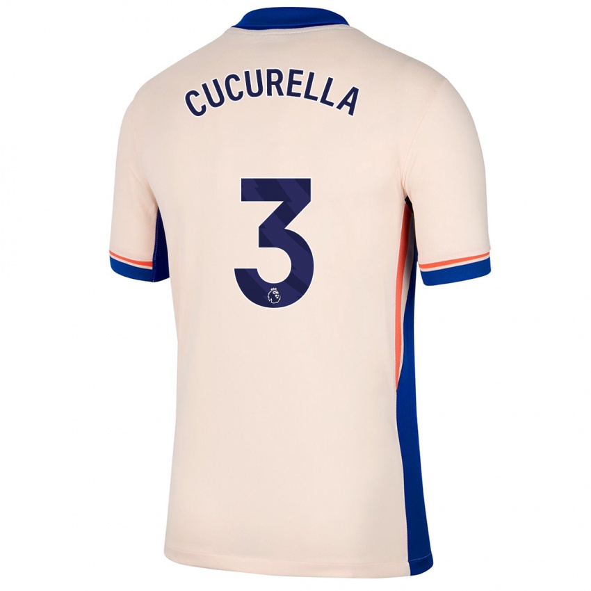 Niño Camiseta Marc Cucurella #3 Beige Claro 2ª Equipación 2024/25 La Camisa Chile