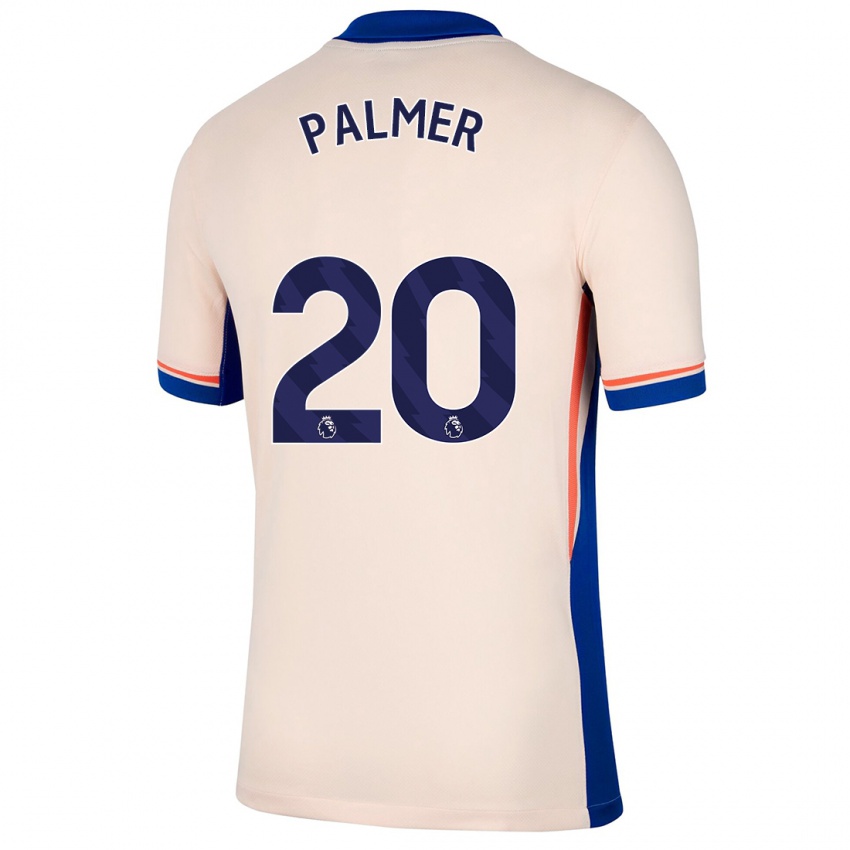 Niño Camiseta Cole Palmer #20 Beige Claro 2ª Equipación 2024/25 La Camisa Chile