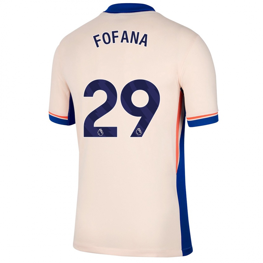 Niño Camiseta Wesley Fofana #29 Beige Claro 2ª Equipación 2024/25 La Camisa Chile