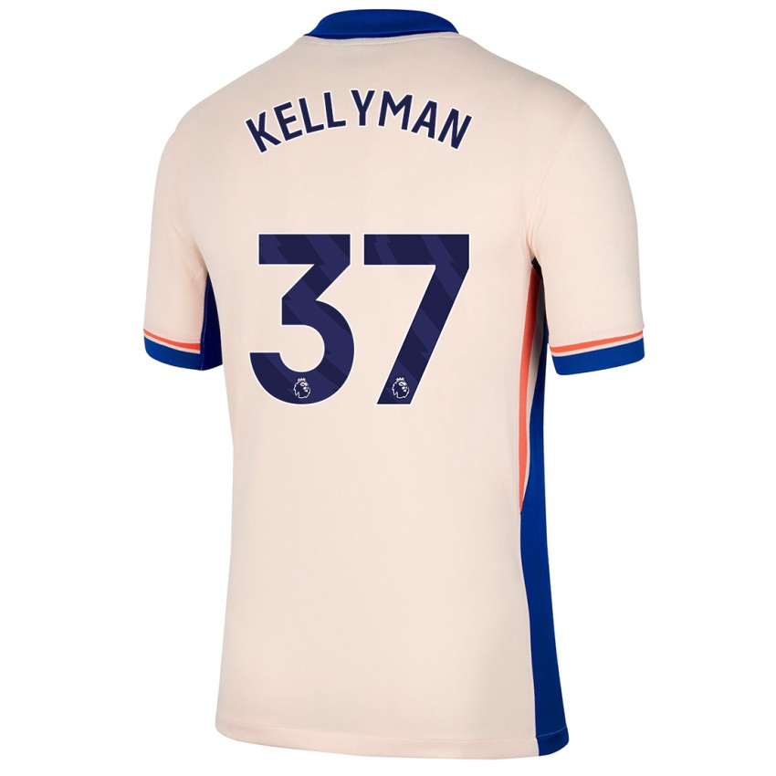 Niño Camiseta Omari Kellyman #37 Beige Claro 2ª Equipación 2024/25 La Camisa Chile