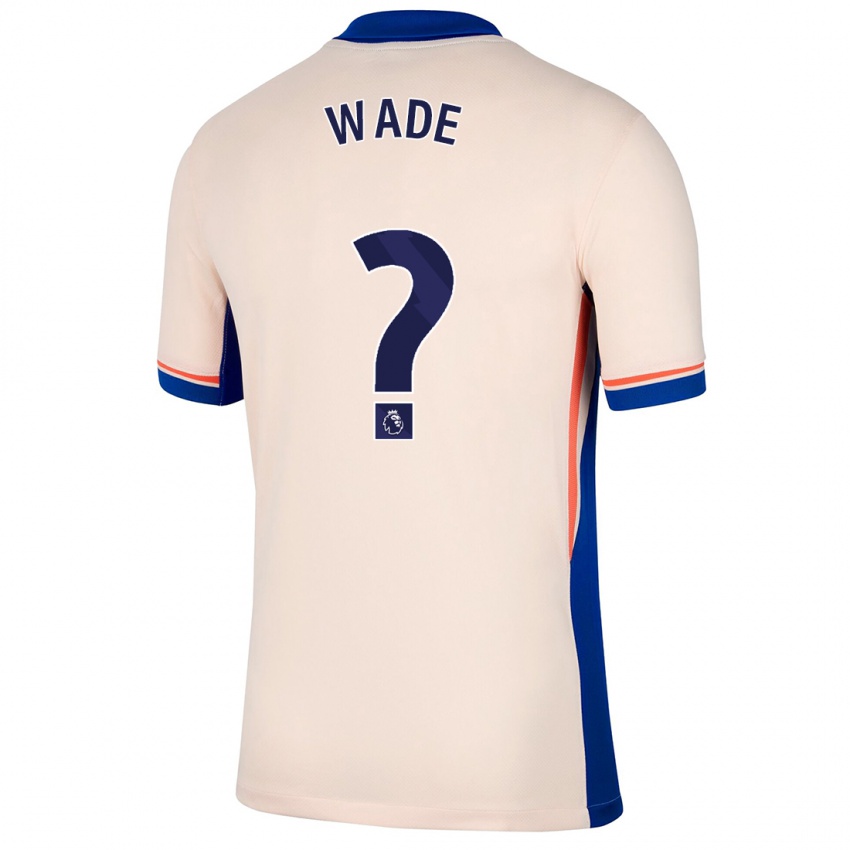 Niño Camiseta Shaun Wade #0 Beige Claro 2ª Equipación 2024/25 La Camisa Chile