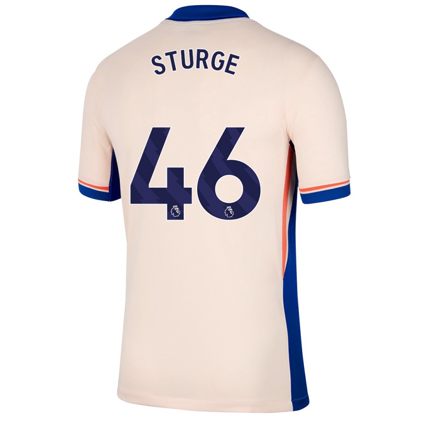 Niño Camiseta Zak Sturge #46 Beige Claro 2ª Equipación 2024/25 La Camisa Chile