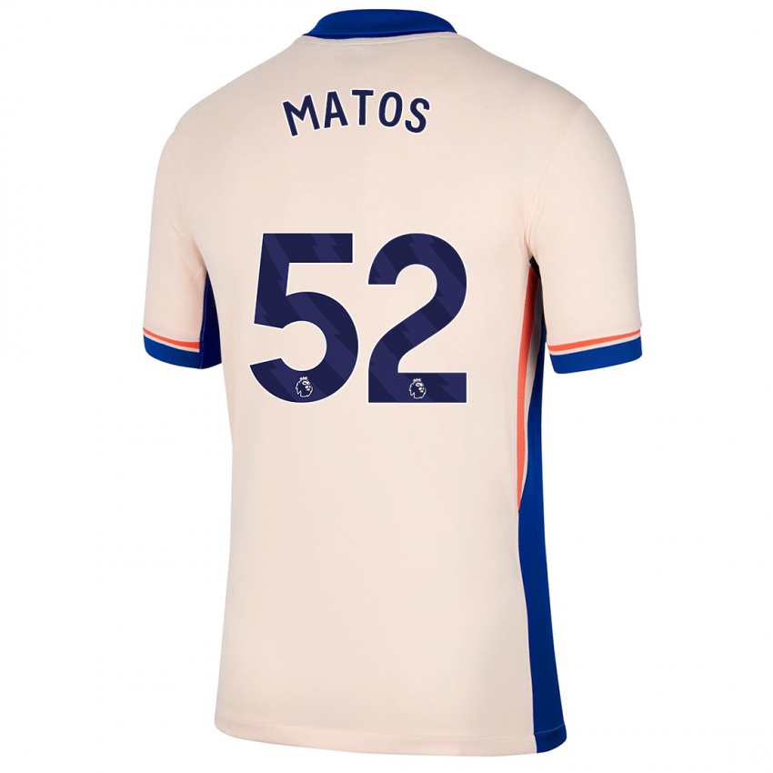 Niño Camiseta Alex Matos #52 Beige Claro 2ª Equipación 2024/25 La Camisa Chile