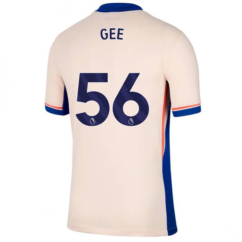 Niño Camiseta Billy Gee #56 Beige Claro 2ª Equipación 2024/25 La Camisa Chile