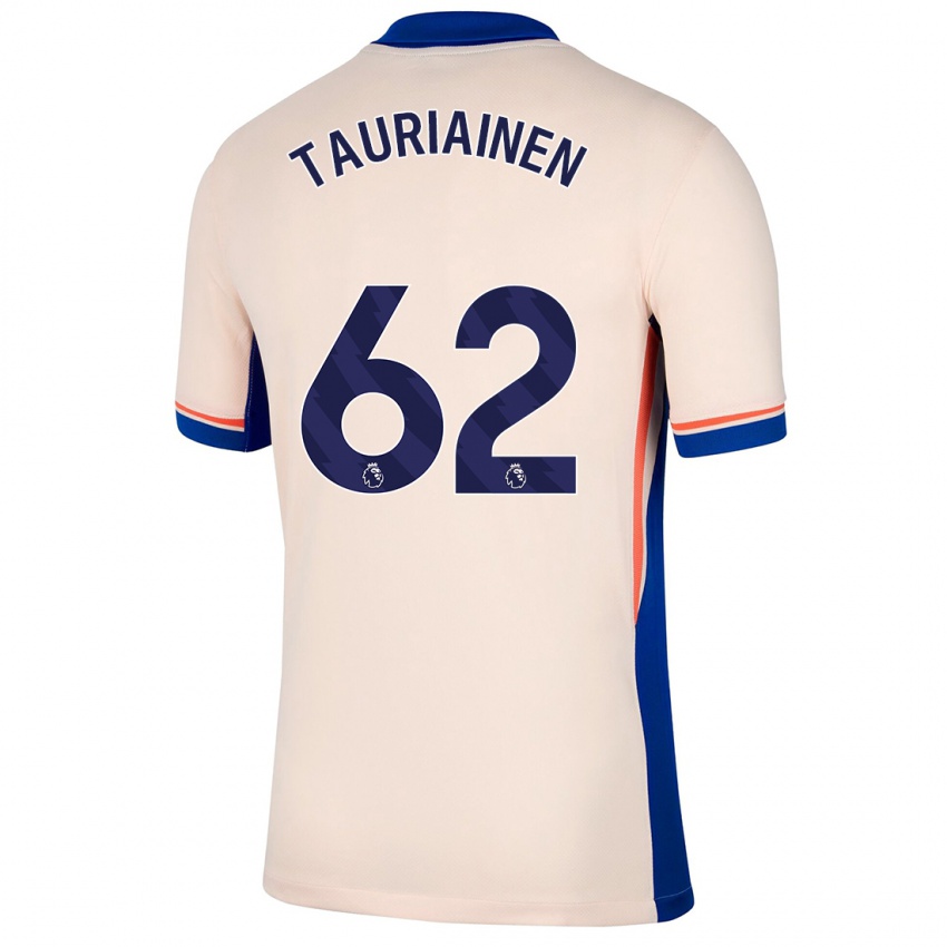 Niño Camiseta Jimi Tauriainen #62 Beige Claro 2ª Equipación 2024/25 La Camisa Chile