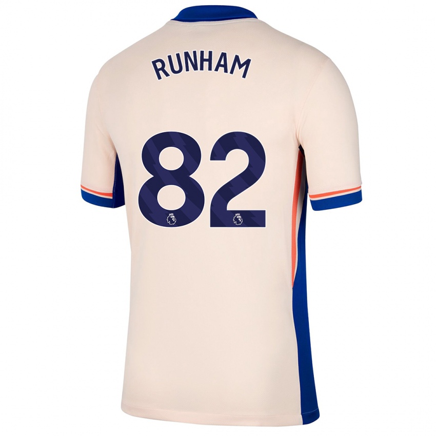 Niño Camiseta Frankie Runham #82 Beige Claro 2ª Equipación 2024/25 La Camisa Chile