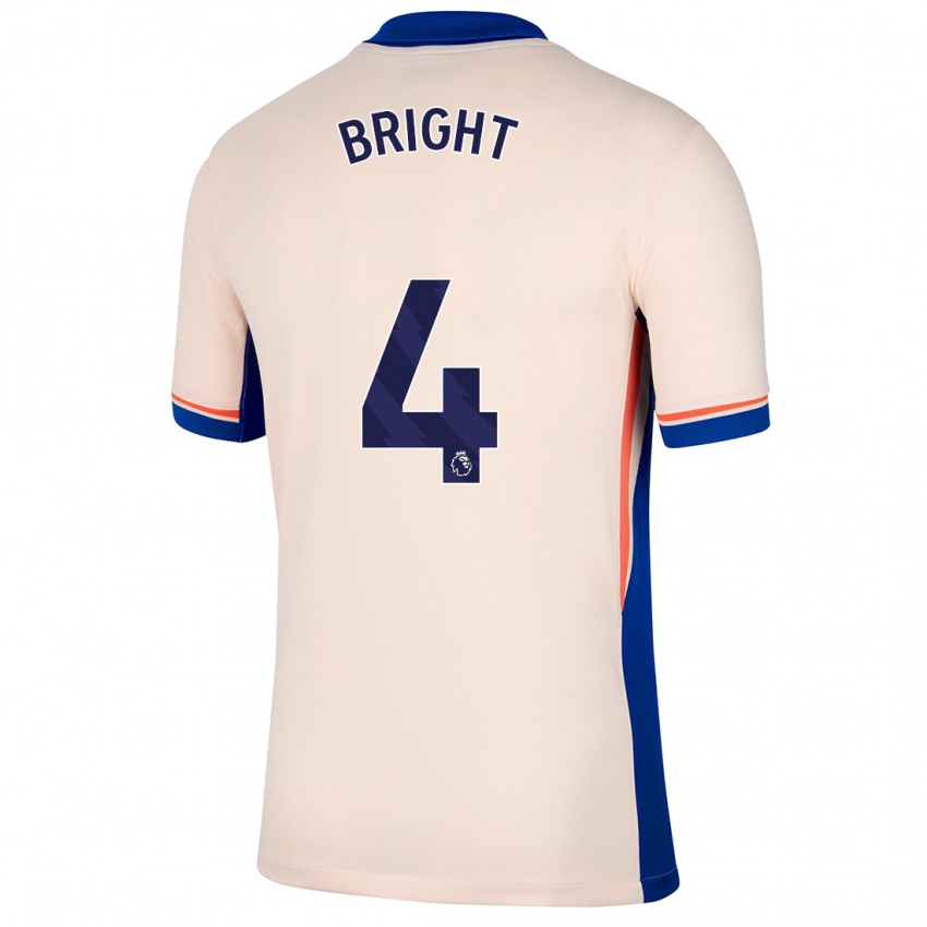 Niño Camiseta Millie Bright #4 Beige Claro 2ª Equipación 2024/25 La Camisa Chile