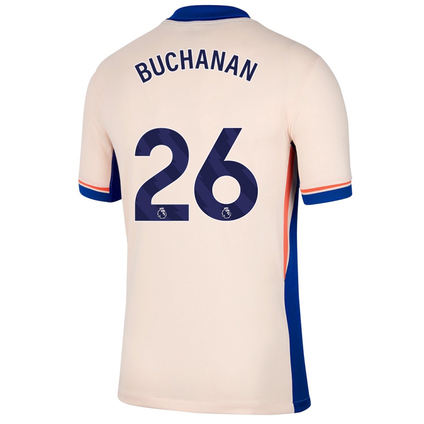 Niño Camiseta Kadeisha Buchanan #26 Beige Claro 2ª Equipación 2024/25 La Camisa Chile