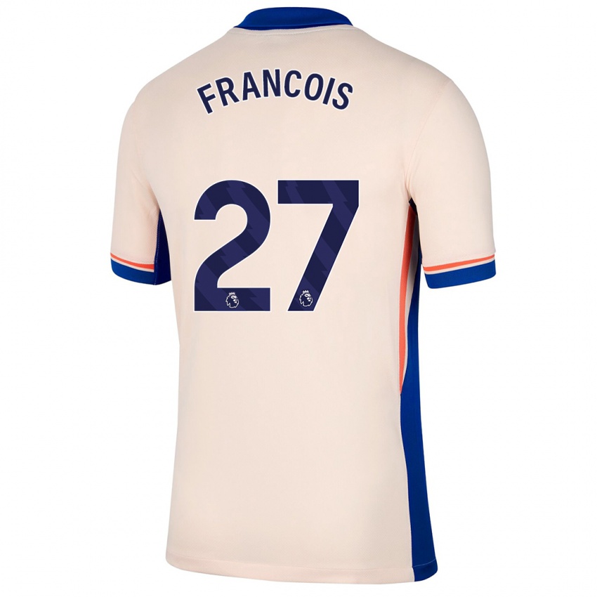 Niño Camiseta Oriane Jean-François #27 Beige Claro 2ª Equipación 2024/25 La Camisa Chile