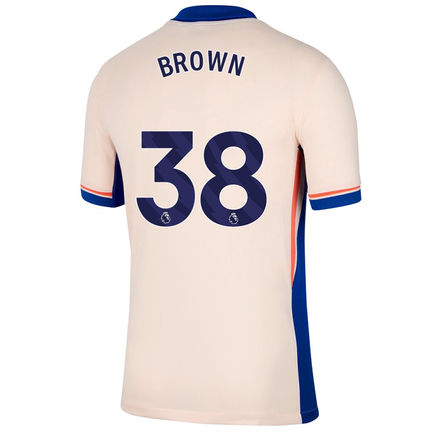 Niño Camiseta Cerys Brown #38 Beige Claro 2ª Equipación 2024/25 La Camisa Chile