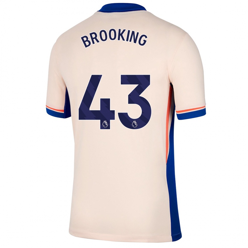 Niño Camiseta Josh Brooking #43 Beige Claro 2ª Equipación 2024/25 La Camisa Chile