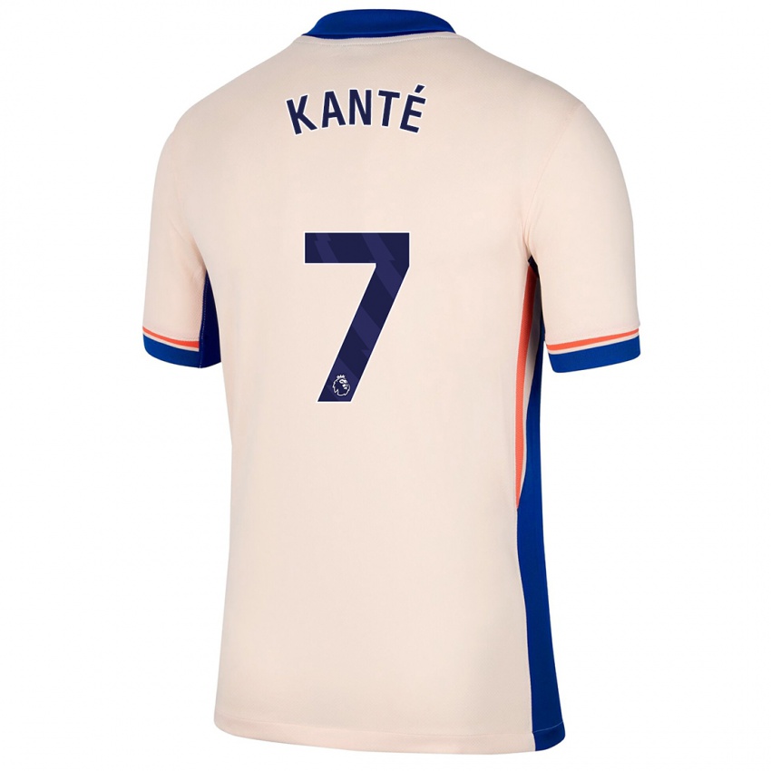 Niño Camiseta N'golo Kante #7 Beige Claro 2ª Equipación 2024/25 La Camisa Chile