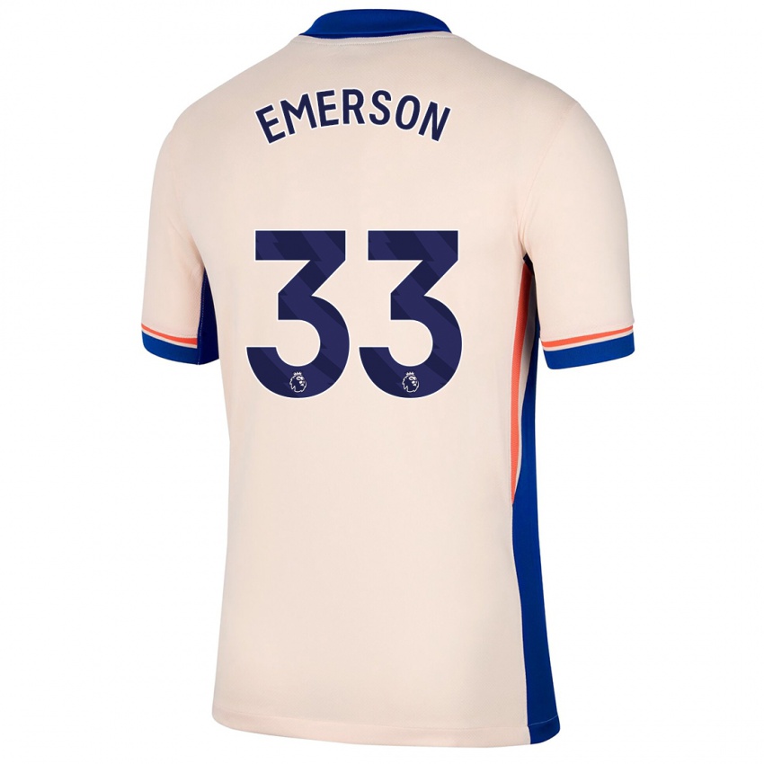 Niño Camiseta Emerson #33 Beige Claro 2ª Equipación 2024/25 La Camisa Chile