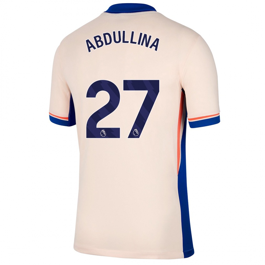 Niño Camiseta Alsu Abdullina #27 Beige Claro 2ª Equipación 2024/25 La Camisa Chile