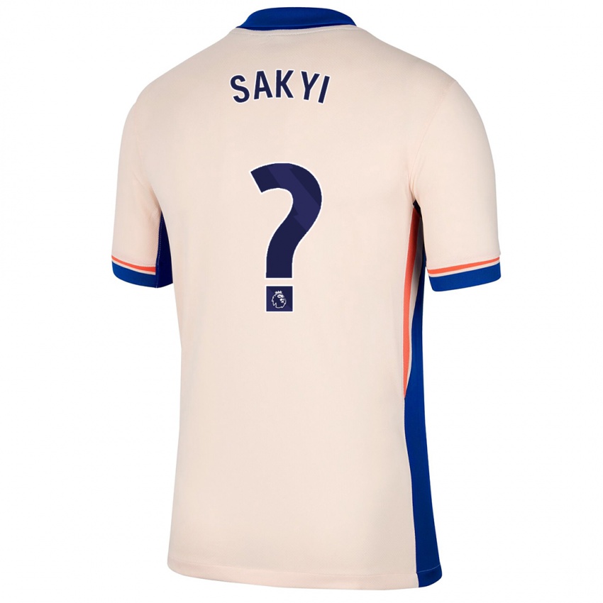 Niño Camiseta Samuel Rak-Sakyi #0 Beige Claro 2ª Equipación 2024/25 La Camisa Chile