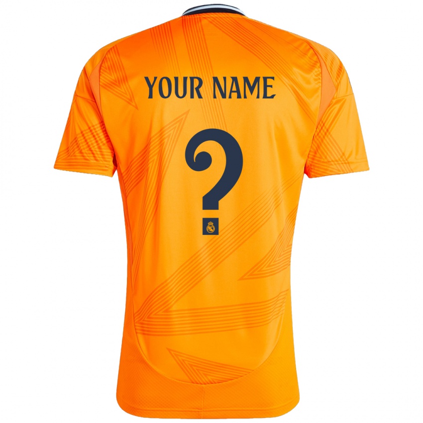 Niño Camiseta Su Nombre #0 Naranja 2ª Equipación 2024/25 La Camisa Chile