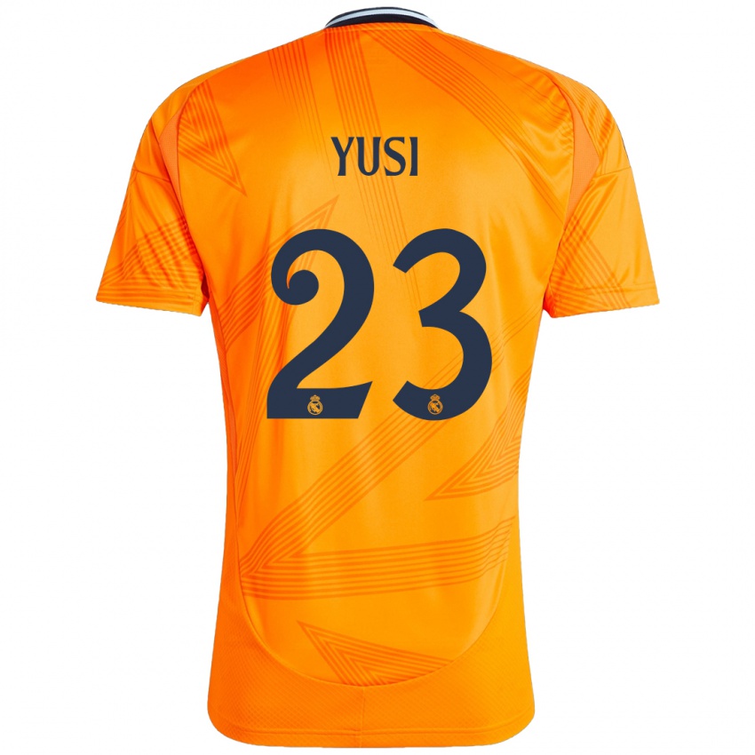 Niño Camiseta Yusi #23 Naranja 2ª Equipación 2024/25 La Camisa Chile