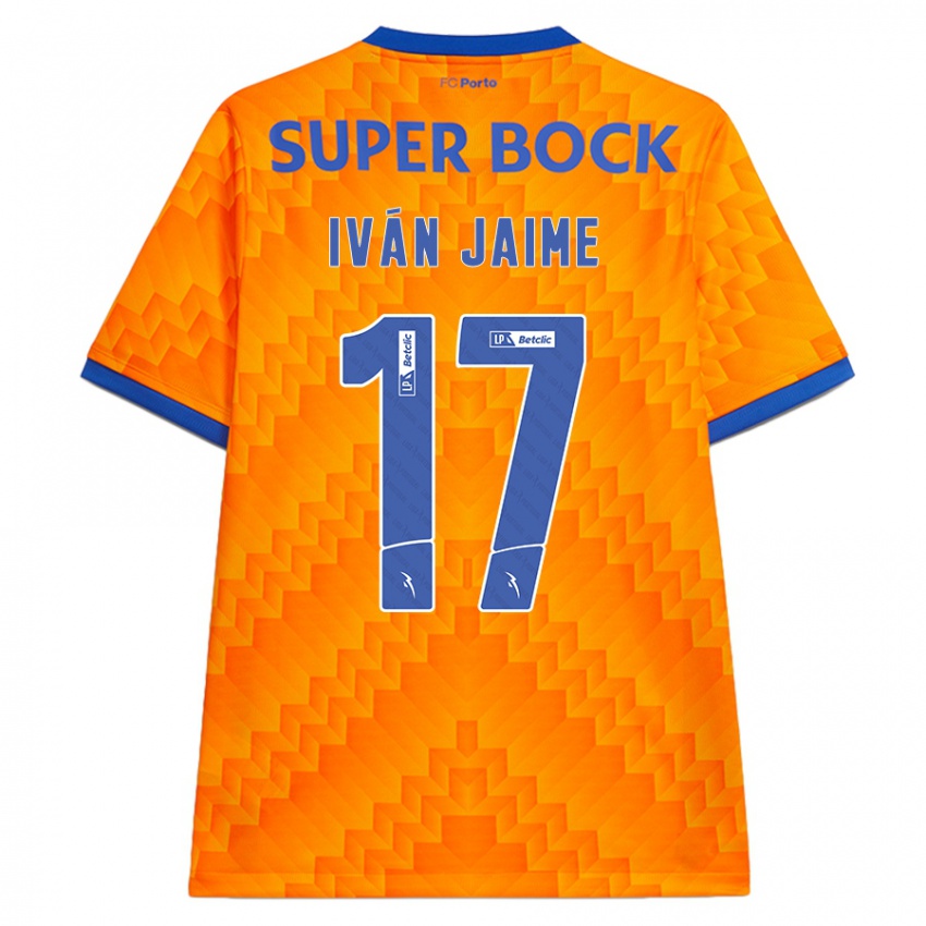 Niño Camiseta Iván Jaime #17 Naranja 2ª Equipación 2024/25 La Camisa Chile