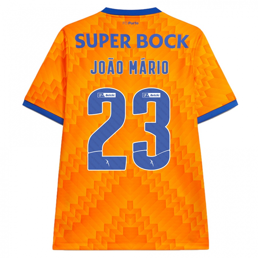 Niño Camiseta Joao Mario #23 Naranja 2ª Equipación 2024/25 La Camisa Chile