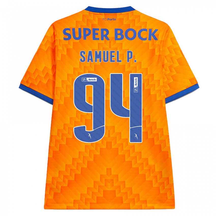 Niño Camiseta Samuel #94 Naranja 2ª Equipación 2024/25 La Camisa Chile