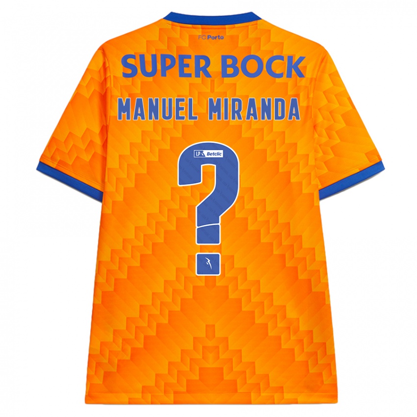 Niño Camiseta Manuel Miranda #0 Naranja 2ª Equipación 2024/25 La Camisa Chile