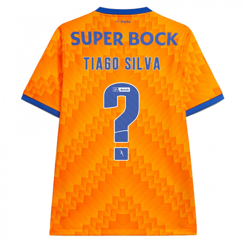 Niño Camiseta Tiago Silva #0 Naranja 2ª Equipación 2024/25 La Camisa Chile