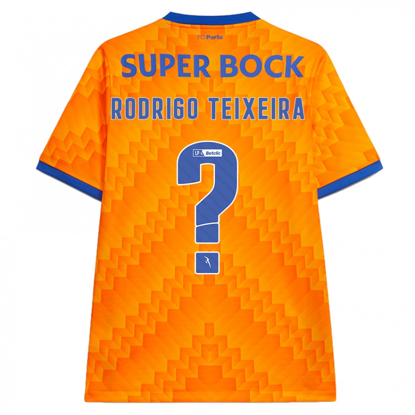 Niño Camiseta Rodrigo Teixeira #0 Naranja 2ª Equipación 2024/25 La Camisa Chile