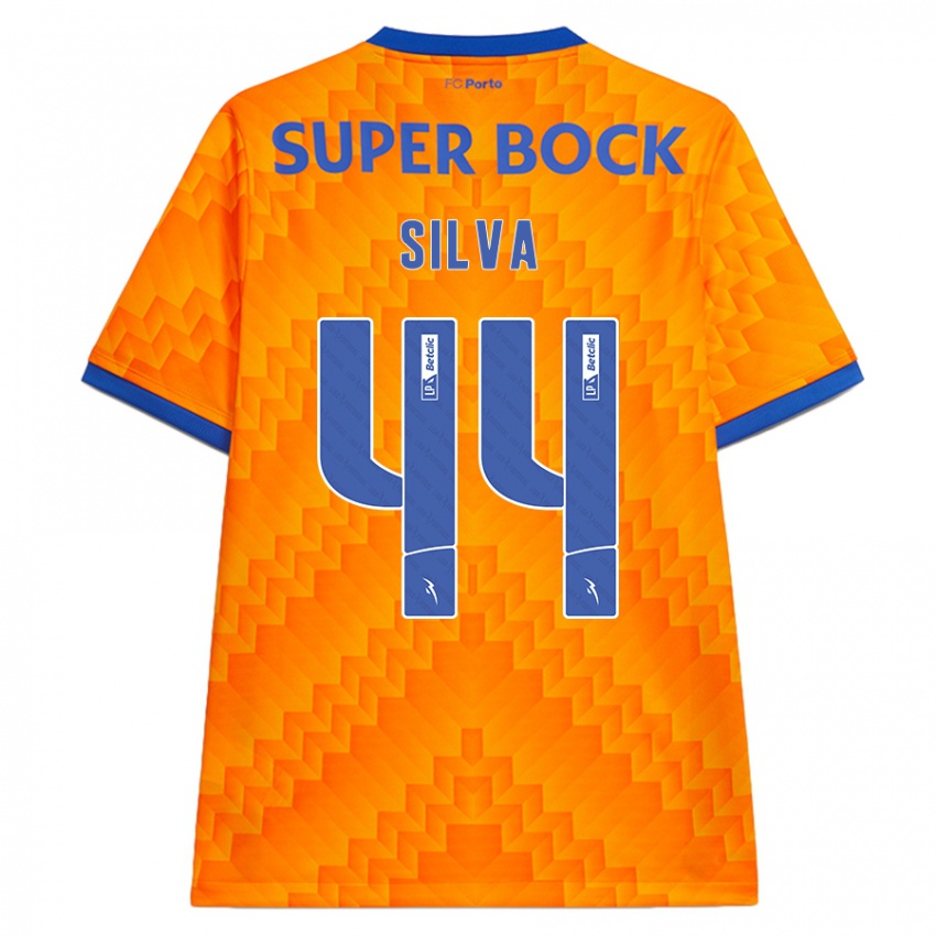 Niño Camiseta Felipe Silva #44 Naranja 2ª Equipación 2024/25 La Camisa Chile