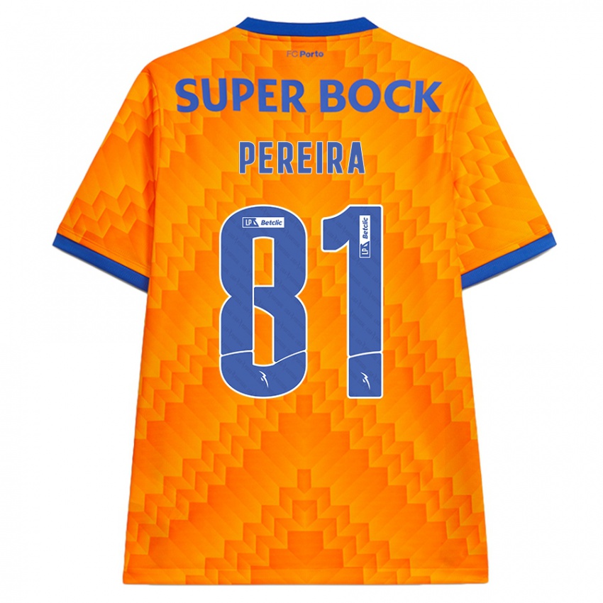 Niño Camiseta Martim Pereira #81 Naranja 2ª Equipación 2024/25 La Camisa Chile