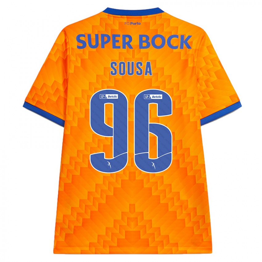 Niño Camiseta Filipe Sousa #96 Naranja 2ª Equipación 2024/25 La Camisa Chile